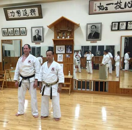 Shimbukan Dojo with Akamune Sensei