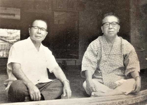 Taira Shinken and Higa Yuchoku Sensei Taira Shinken and Higa Yuchoku Sensei
